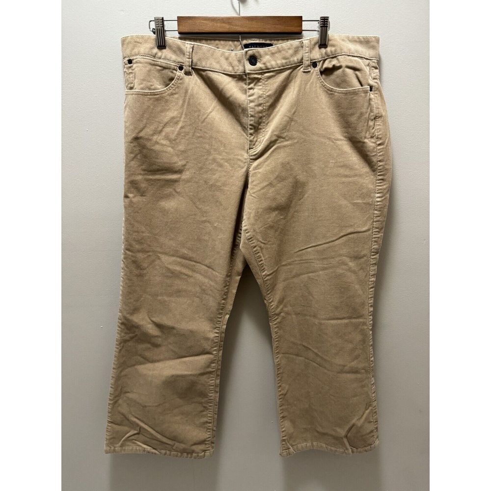 talbots‎ curvy corduroy pants Size 18